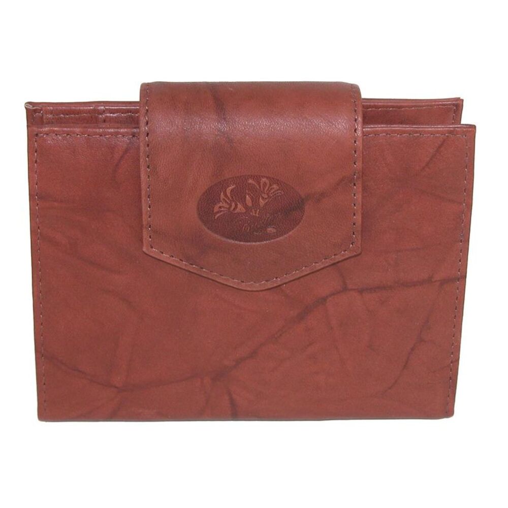 Buxton Women's Leather Attache Clutch Cardex Wallet and Coin Purse